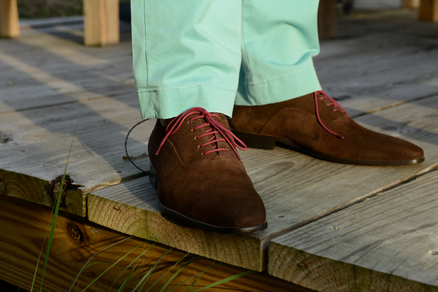 HAPPY CHIC - BROWN SUEDE