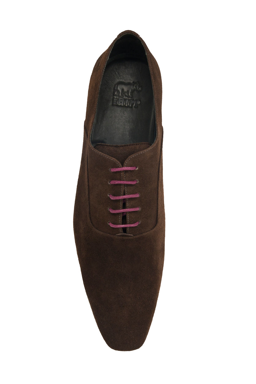 HAPPY CHIC - BROWN SUEDE