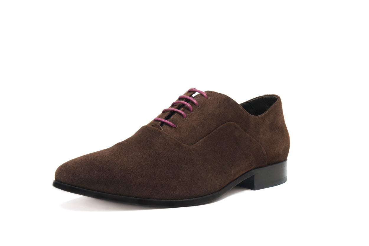HAPPY CHIC - BROWN SUEDE