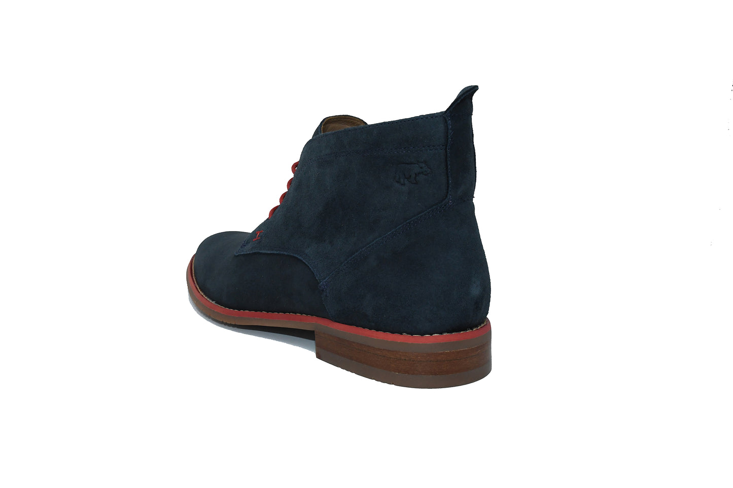HIPPY CHIC BOOTS - NAVY BLUE AND RED