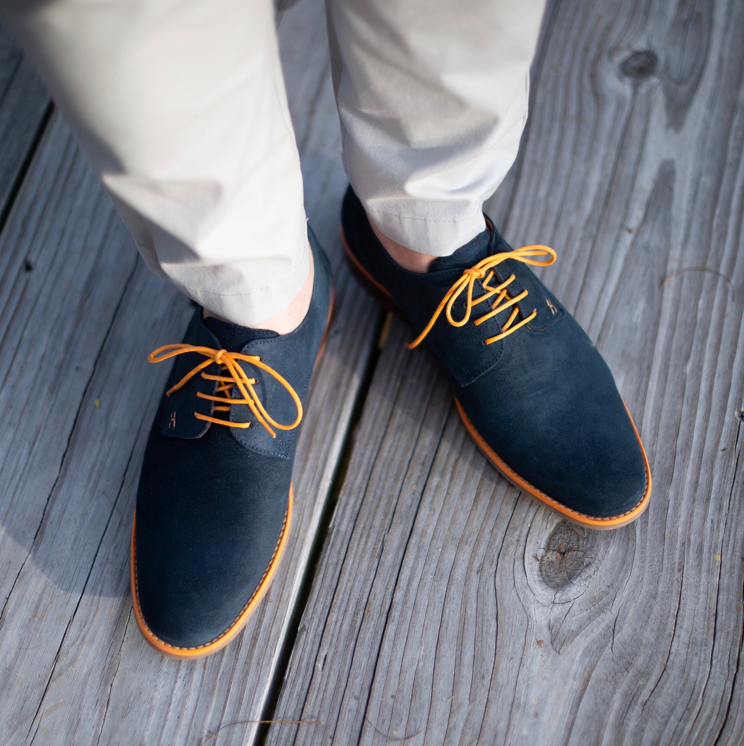 HIPPY CHIC - NAVY BLUE & ORANGE