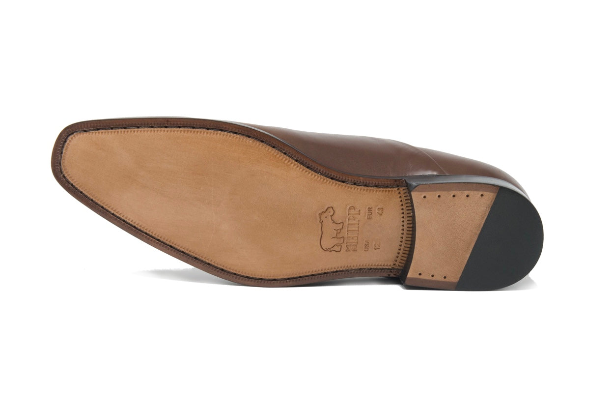 HAPPY CHIC - BROWN LEATHER