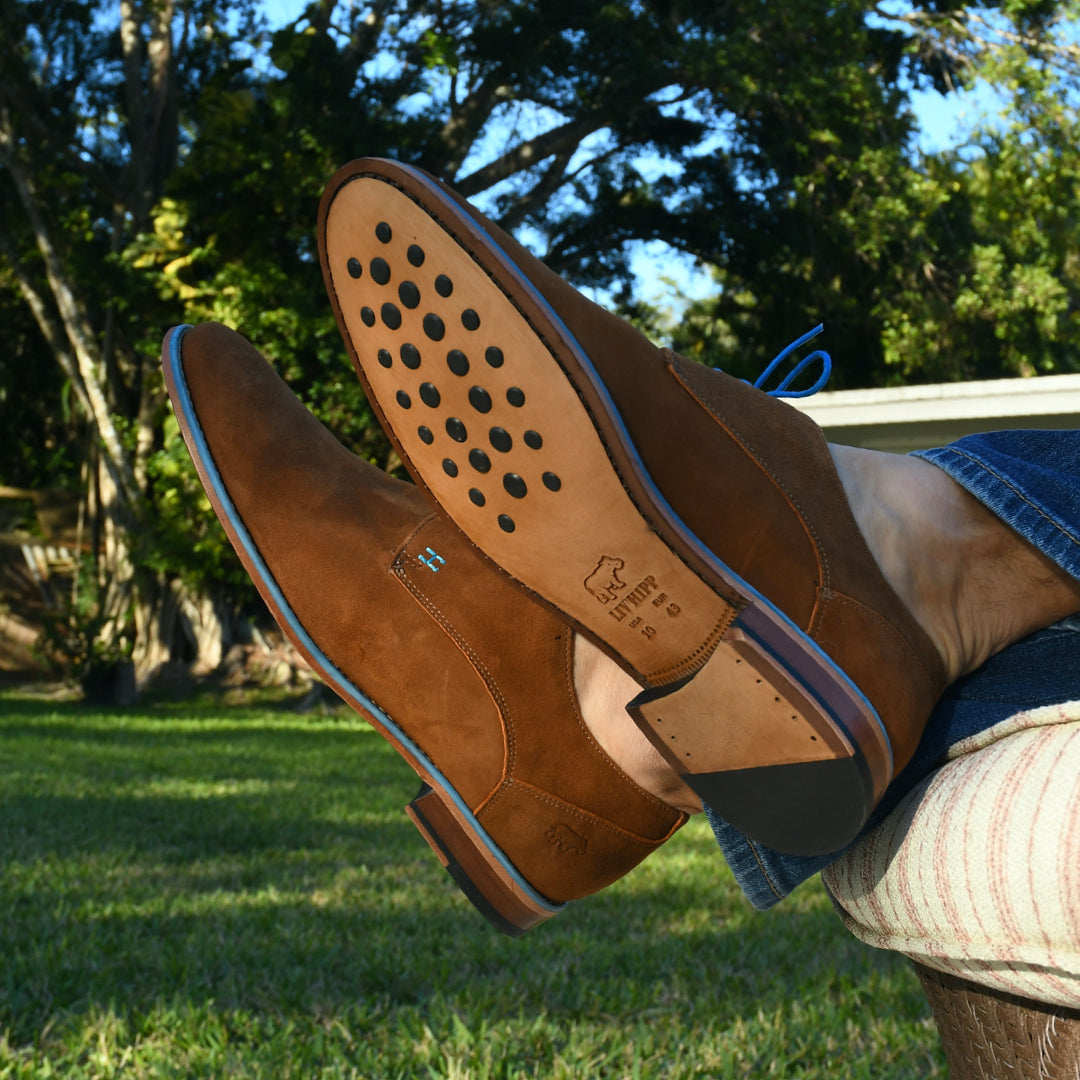 CASUAL CHIC BROWN & TURQUOISE