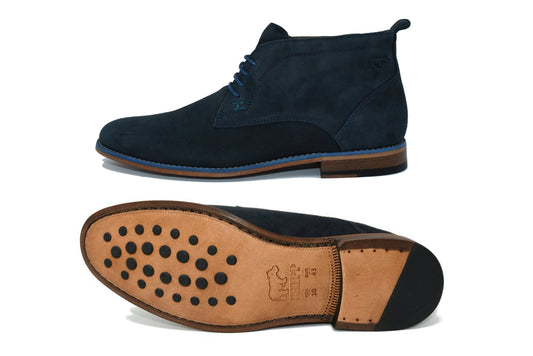 CASUAL CHIC BOOTS - NAVY BLUE & DARK BLUE