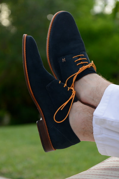 CASUAL CHIC - NAVY BLUE & ORANGE – LIV display picture 3
